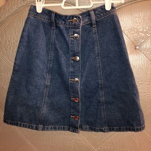 Denim skirt